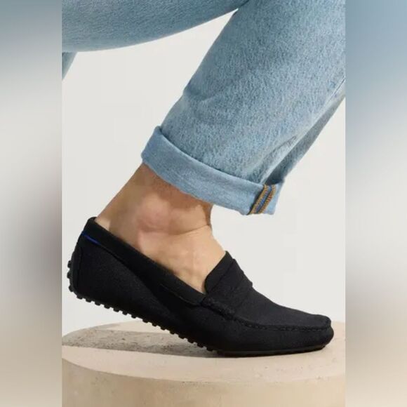 Rothy's Men's Black Slip-On Loafers